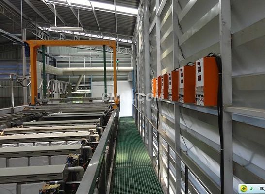 Manual Surface Treatment Facilities Rack Anodizing Line with Zinc